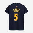 thumbnail image 3 of Men's Mitchell & Ness Baron Davis Navy Golden State Warriors Hardwood Classics Stitch Name & Number T-Shirt, 3 of 6