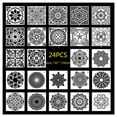 thumbnail image 5 of Plantilla de pintura Mandala Plantilla hueca para mascotas Piedra de pared Decoración de bricolaje Pintura en aerosol De moda y práctica, 5 of 5