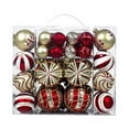 thumbnail image 5 of Family Christmas Ornaments - 48Pcs Christmas Ball Ornaments Christmas Tree Decoration Holiday Multiple Styles Ornaments for Christmas Trees Party Ball Decoration Christmas Decorations, 5 of 7