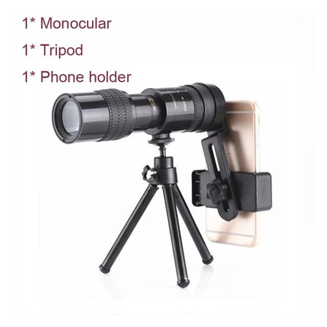 10-300x30 High Definition Monocular Adjustable Zoom HD Telescope Camping Hunting Pocket Mini Powerful Extension-Type Monoculars ,Easy Adjustment