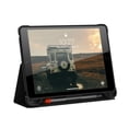thumbnail image 3 of UAG iPad 10.2 Case iPad 9th Generation 2021 iPad 8th Generation 2020, Black/Ice, Rugged Clear Multi-Angle Viewing Folio Stand with Pencil Holder Plyo Protective Cover, 3 of 8