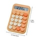 thumbnail image 3 of Mini Calculador Digital, Pantalla Lcd de 8 Dígitos, Diseño de Teclas Redondas, Agarre Comodo, Diseño Elegante Degradación, Batería de Larga Duración, Uso Doméstico y Escolar, Tamaño Portátil, No Incl, 3 of 7