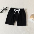 thumbnail image 5 of Otqutp Toddler Baby Boy First Birthday Outfit Short Sleeve Shirt Elastic Waist Shorts Sets Cute Summer Birthday Clothes 2Pcs for 0 To 4 Years(Black,2-3 Years), 5 of 6