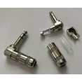 thumbnail image 2 of OPAL- 4 Pc Pack 1/4" Right Angle Trs Stereo Audio Cable Plugs 6.35Mm Connector Adapter, 2 of 2
