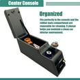 thumbnail image 2 of 31515 Denim Black Deluxe Locking Center Console for Jeep CJ-5 1976-1983, CJ-7 1976-1986, Wrangler YJ 1987-1995 Grey, 2 of 6