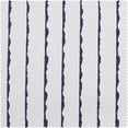 thumbnail image 5 of Sharkskin Blue Stripe Printed Cotton Curtain (1 Panel), Sharkskin Blue, 50W X 108L, 5 of 6
