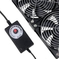 thumbnail image 2 of 120mm 3000RPM Fan Cooling With Controller 12cm 12V Btc Machine Chassis Workstation Cabinet Radiator Server Fan ,High-Efficiency, 2 of 5