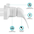 thumbnail image 5 of Dura Faucet Shower Control Valve DF-SA150-WT 1 Valve; Single Piece Wall Mount; Ball Valve; 4 Inch Center Distance; 2 Hole Application; Single Lever Handle; White; Plastic, 5 of 5