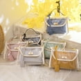 thumbnail image 4 of Bolso bandolera transparente, bolso bandolera 2 en 1 azul, 4 of 5