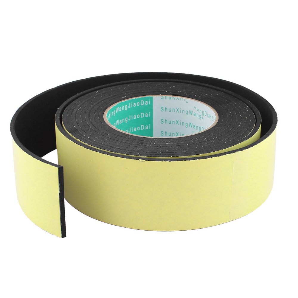 4M 50mm x 3mm Single Side Adhesive Foam Sealing Tape for Door Window