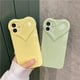 thumbnail image 5 of 3D Love Heart Cute Phone Case For iPhone 14 11 12 13 15 Pro Max X XR XS 7 8 Plus Candy Color Solid Soft Silicone Tpu Back Cover, 5 of 5