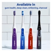 Colgate 360 Power Deep Clean Sonic Adult Battery Powered Electric Toothbrush, Soft, 1 AA Battery Included