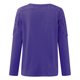 thumbnail image 5 of ICHUANYI Clearance Women Casual Solid Round Neck Lace Hollow Out Long Sleeve Pullover Slimming Blouse T-shirt Tops(Blue, M) ICHUANYI WER2023081506527, 5 of 6