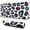 White and Colorful, variant on Long Mouse Pads for Desk,White and Blue Of Leopard Print Desk Mats on Top Of Desks, Desk Mouse Pad Extra Large with 3mm Non-Slip Base and Stitched Edge for Gaming,Office,Work,Home 47.3"x23.6"