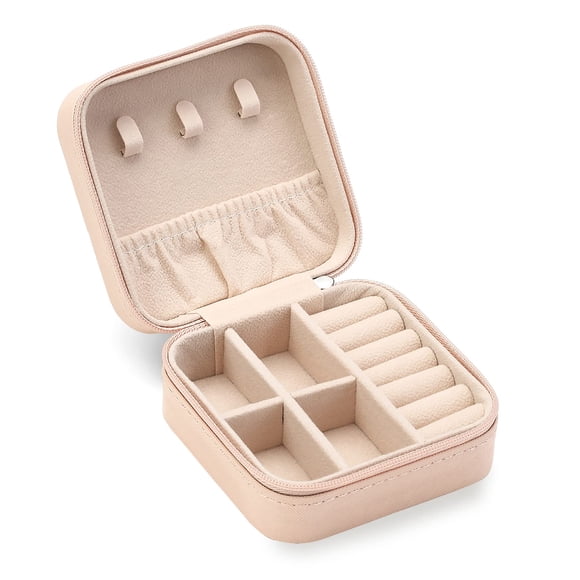 Estuche de viaje para joyas ZPROW Mini Portable Rosa