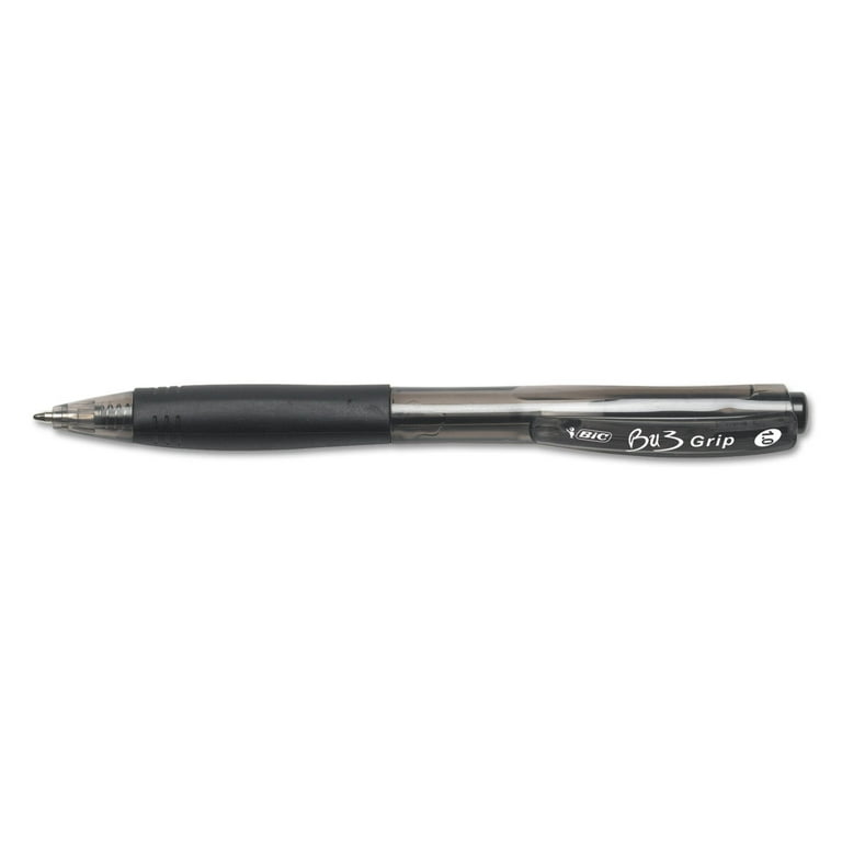 BU3 Ballpoint Pen, Retractable, Medium 1 mm, Black Ink, Smoke/Black Barrel, 36/Pack BU3 Ballpoint Pen, Retractable, Medium 1 mm, Black Ink, Smoke/Black Barrel, 36/Pack