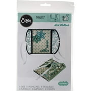 Angle View: Sizzix 661393 Thinlits Die Set, Gatefold Card, Snowflakes by Lori Whitlock (8-Pack)