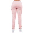 thumbnail image 3 of G-Style USA Women's Drawstring Waist Cargo Jogger Pants RJJ5608 Indie Pink 2XL, 3 of 4