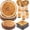 Wood Slice, variant on ANHXN disposable party cutlery set, suitable for camping birthday party decoration. Different themes to choose from