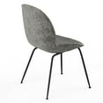 thumbnail image 2 of Pemberly Row Fabric Side Chairs with Black Matte Metal Legs (Set of 2), 2 of 7