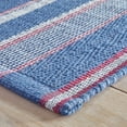 thumbnail image 2 of Dash & Albert Camden Stripe Handwoven Cotton Rug, 9' x 12', Denim, 2 of 5