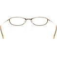 thumbnail image 2 of Optical Eyewear - Oval Shape, Metal Full Rim Frame - Prescription Eyeglasses RX, Shiny Copper, 2 of 4