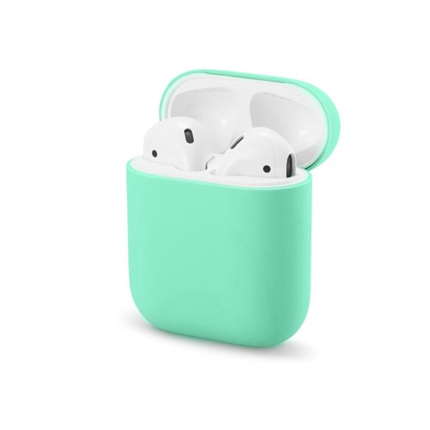 Fundas de silicona suave para Apple Airpods 1/2, funda protectora para auriculares inalámbricos Bluetooth para Apple Air Pods, bolsas de caja de carga Tan Jianjun unisex