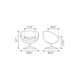thumbnail image 5 of Silla Kessa Muebles ocasional Lund - purpur, 5 of 5