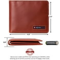 thumbnail image 4 of Alpine Swiss Connor Executive Bifold Wallet | Business Passcase for Men | Premium Leather | Dual ID Windows | RFID Blocking | Gift Box Included, 4 of 7