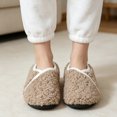 thumbnail image 6 of Knivor Closed Back Slippers for Women Slipper Socks Sherpa Fleece V‑Trim Slip On Indoor Outdoor Non Slip House Shoes, 6 of 8