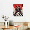 thumbnail image 2 of ONETECH Japanese Art HD Prints: Abstract Samurai Bushido Japan Anime Canvas Wall Art For Living Room Home Decor Painting Poster Artwork,Frameless, Wrapped In Roll,16x20in, 2 of 4