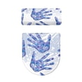 thumbnail image 5 of HELLHERO Toilet Seat Lid Cover 2 Piece 17x21 Inches Cozy Handprint Design, 5 of 8