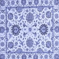 thumbnail image 1 of Ahgly Company Indoor Square Abstract Blue Modern Area Rugs, 5' Square, 1 of 4