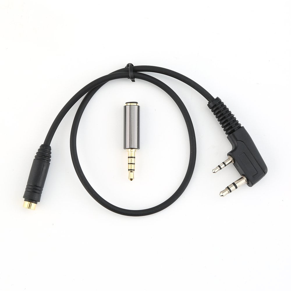2Pin K1 To 3.5MM Female Audio Phone Earphone Transfer Cable for Kenwood TYT \\