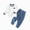 H076-Blue, variant on NOLDARES Little Boys Girls' Pajamas Sets Toddler Pjs Kids Sleepwear Fall Winter 2 Piece Long Sleeve Top and Pants Pjs Set(H076-Pink)