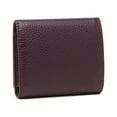 thumbnail image 3 of Tory Burch 75342-501 Women's New Plum Leather Blake Trifold Wallet, 3 of 3