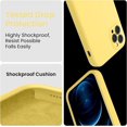 thumbnail image 4 of for iPhone 12 Pro Case, Silicone Upgraded [Camera Protecion] Phone Case with Soft Anti-Scratch Microfiber Lining, 6.1 inch, Light Brown, 4 of 5