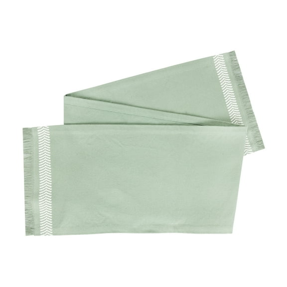 Mainstays 14" x 72" Global Woven Green Cotton Table Runner