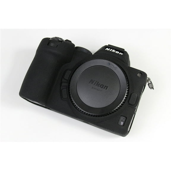 GadgetCom Camera Case Compatible with Nikon Z5, Anti-Slip Soft Silicone Shell Protective Cover