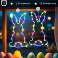 thumbnail image 4 of LED Bunny Window Decoration with Timer Battery Operated Easter Lights Hanging Indoor Outdoor Party Home Decor Spring Holiday Display, 4 of 8