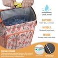 thumbnail image 2 of Travel Cooler Bag - Pioneer Flower Floral Print Pattern Camping Beer Cooler Backpack with Bottle Opener- Waterproof Insulated Picnic Backpacks - Cooler Bag for Beach, 2 of 6