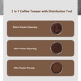 thumbnail image 6 of BIMZUC 58mm 30LB Spring‑Loaded Coffee Tamper with Built‑In Distribution Tool – Stainless Steel, 2‑in‑1 Press & Spread for Café & Home Use, 6 of 8