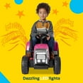 thumbnail image 3 of Kidzone 12V 7AH Treaded Tires Kids Battery Powered Electric Tractor with Trailer Toddler Ride On Toy for 3+ Years Boys & Girls, 3-Gear-Shift 7-LED Lights USB & Bluetooth Audio - Dark Green, 3 of 6