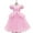 Pink, variant on Esaierr Kids Baby Summer Flower Dresses for Girls,3-12Y Little Girls Short Sleeve Dresses Casual Summer Kids Dress Girls Dresses