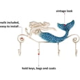 thumbnail image 4 of Gancho de pared ZHAOCHENG Hierro Colgador de sirena 4 ganchos, 4 of 5