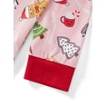 thumbnail image 6 of EYIIYE Family Matching Christmas Pajama Set, Christmas Tree Print Long Sleeve Tops Elastic Waist Pants for Fall Winter, 6 of 8