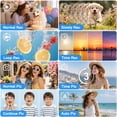 thumbnail image 6 of 5K 80MP Digital Camera, Dual Screen WiFi Point-and-Shoot Camera with 18X Zoom, Flash and 64GB Card for Vlogging, Teens and Adults, Pink, 6 of 10