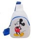 thumbnail image 1 of Disney-Bolso de un solo hombro para niños y niñas, bolsa de lona con diseño de dibujos animados de Mickey Mouse, bolsa de pecho de viaje, regalos de cumpleañosMickey 2 Fivean unisex, 1 of 2