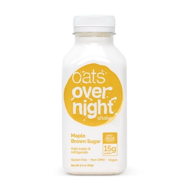 Oats Overnight Maple Brown Sugar Protein Overnight Oatmeal Shake, 2.1 oz, 1 Count