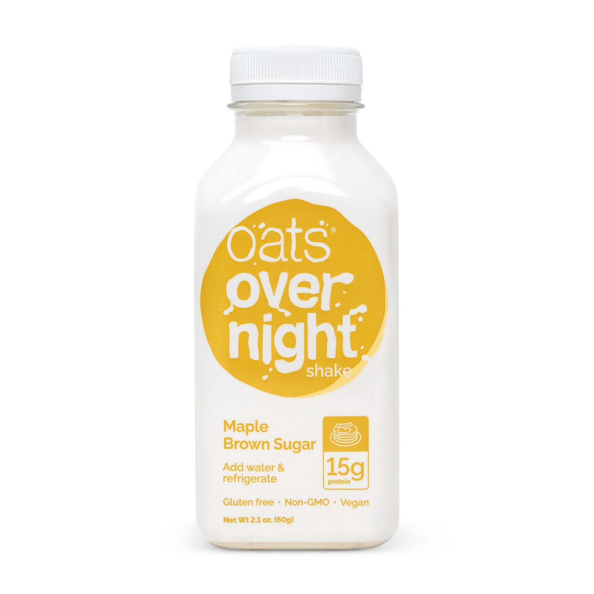 Oats Overnight Maple Brown Sugar Protein Overnight Oatmeal Shake, 2.1 oz, 1 Count